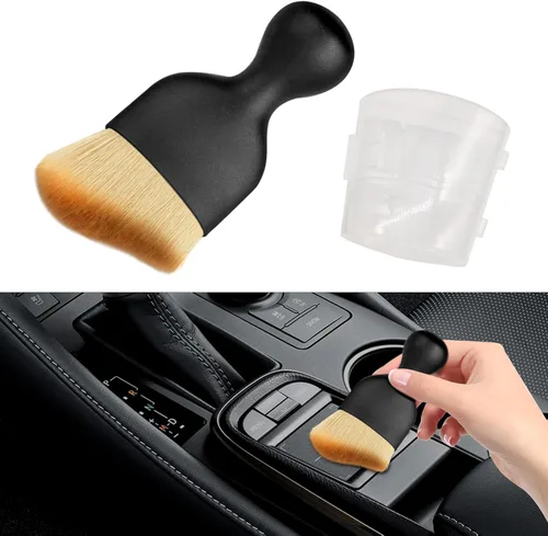 Miniatura 10 de HAOBO 2 cepillos de coche, cepillo de polvo para el interior del automóvil, cepillo de polvo para el interior del automóvil, accesorios