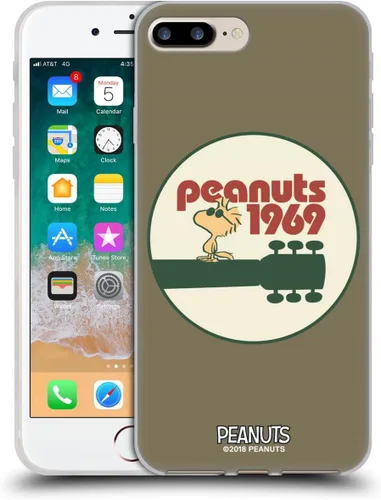 Miniatura 49 de Head Case Designs Funda de gel Woodstock 50th con licencia oficial de Peanuts Snoopy Guitar 1969 [protección de grado militar] compatible con Apple