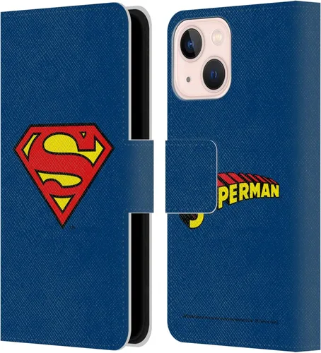 Miniatura 103 de Head Case Designs Funda de piel con licencia oficial de Superman DC Comics con logotipos negros y rojos compatible con Apple iPhone 11