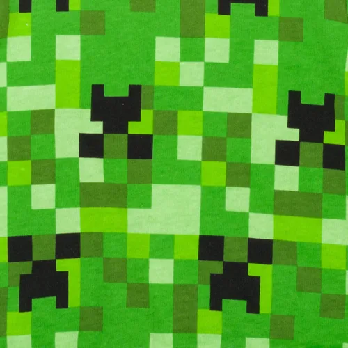 Miniatura 3 de Minecraft Creeper - Sudadera de felpa francesa para niñas pequeñas y grandes