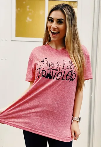 Miniatura 2 de Camiseta Believe in Magic para mujer camisetas de viaje del mundo lindas camisetas gráficas de hadas camisetas casuales de manga corta para niña