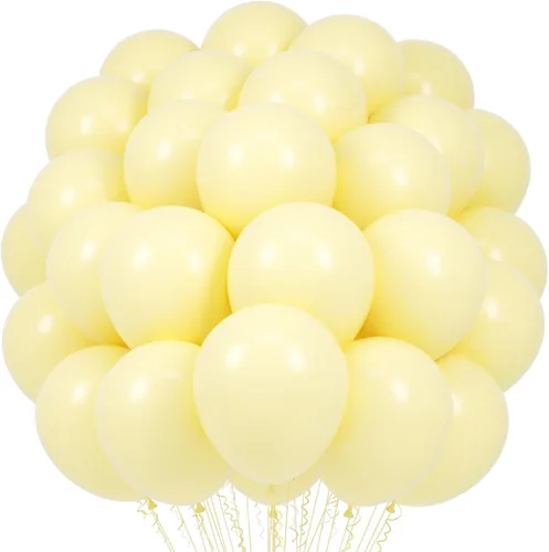 Miniatura 82 de Voircoloria - Globos azul bebé claro, paquete de 66 globos de 12 pulgadas de látex para fiestas para niños y niñas, para cumpleaños, baby shower, 16