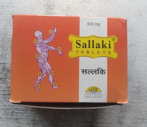 Miniatura 2 de Generic Gufic Sallaki Comprimidos 600 mg (10 Tab) (Paquete de 3), Naranja.