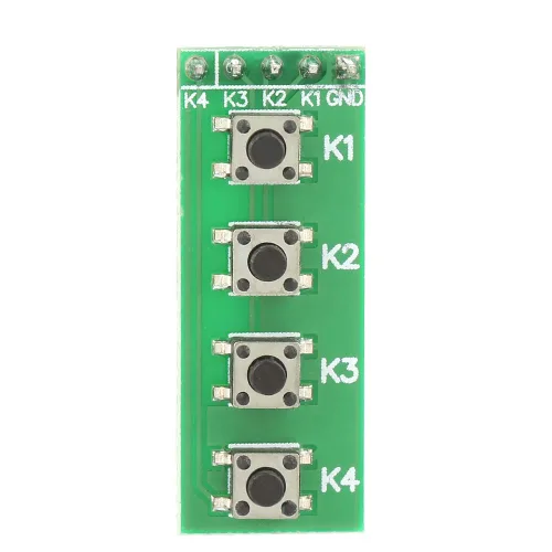 Miniatura 2 de Tablero universal del teclado del módulo del interruptor del botón de 4 teclas