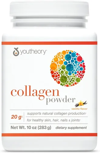 Miniatura 14 de Youtheory Colágeno en polvo – Péptidos de colágeno hidrolizados con vitamina C – Apoya huesos saludables, articulaciones y sistema inmunológico*