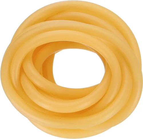 Miniatura 8 de uxcell Tubo de goma de látex natural, 1/4 pulgadas de diámetro interior x 3/8 pulgadas de diámetro exterior de 32.8 pies, manguera de goma elástica