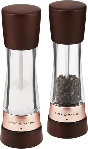 Miniatura 18 de Cole & Mason Derwent Molinillo de Pimienta - Molinillo de Pimienta Gourmet de Precisión - Herramientas Recargables para Condimentos y Especias - Oro