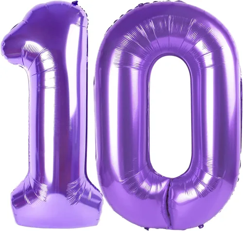 Miniatura 30 de Globo de cumpleaños número 4 dorado de 40 pulgadas, globos gigantes del número cuatro 14 24 34 40 44 2024, globos grandes de lámina de mylar para Oro
