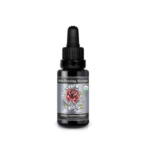 Alteya Organics Solución para el cuidado posterior de piercings y bultos – Aceite queloide para eliminación de golpes de oído, nariz y cuerpo –