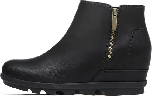 Miniatura 2 de Athlefit Women's Wedge Ankle Boots Fashion Side Zipper Hidden Leather Wedge Booties