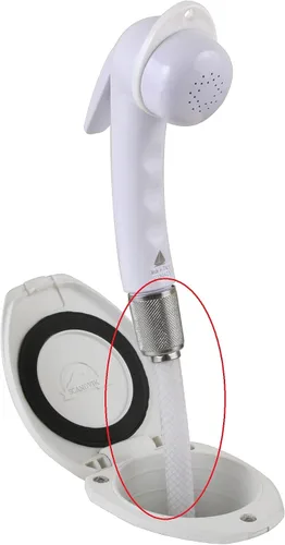 Miniatura 3 de Scandvik Reemplazo 6' Manguera 10290,Blanco
