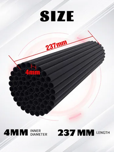 Miniatura 3 de JFG RACING protectores de plástico para radios de bicicleta o motocicleta, Negro