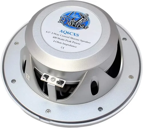 Miniatura 3 de Lanzar Altavoces marinos duales impermeables de 6.5 pulgadas, 400 W, 4 ohmios, radio estéreo para coche/barco, altavoces estéreo marinos, a prueba