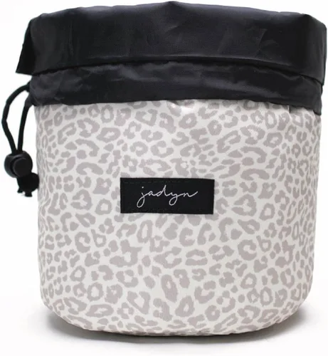 Miniatura 14 de Jadyn Organizador de Maquillaje Duradero con Cierre de Cordón - Bolsa Compacta de Viaje para Maquillaje - 7 Bolsillos Interiores para Cosméticos