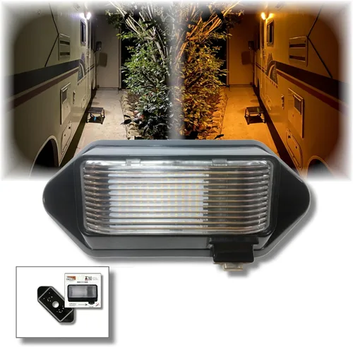 Miniatura 13 de BG520B-SB, toldo LED de doble color, de alto rendimiento, de larga duración con clasificación IP65, para porche con modos de color intercambiables