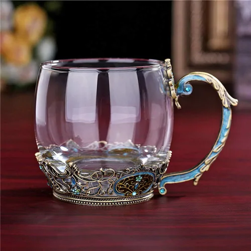 Miniatura 3 de Taza de té, tazas de café, taza de té de vidrio clásica, ideas únicas de regalo de cumpleaños personalizadas para mujeres, abuela, mamá, profesores