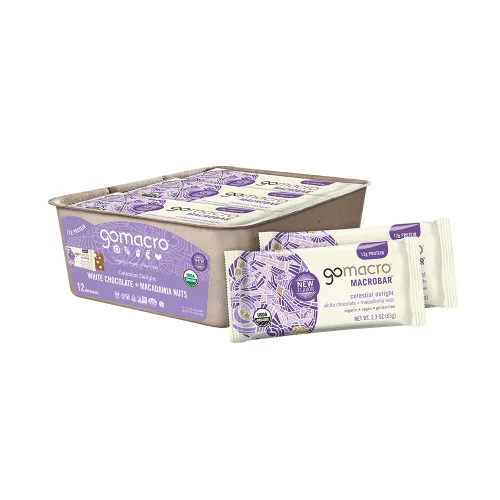 Miniatura 9 de Barritas de proteína GoMacro veganas y orgánicas