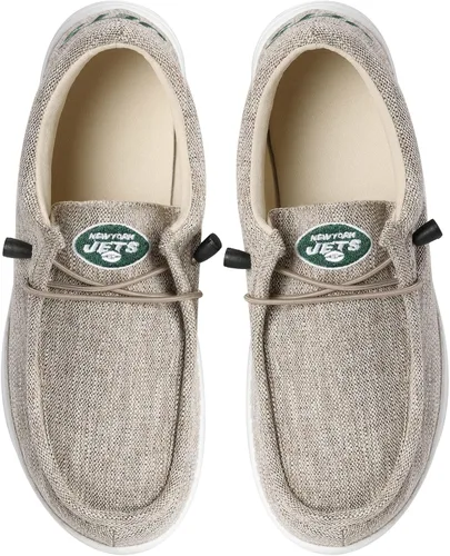 Miniatura 77 de FOCO Men's NFL Team Logo Lightweight Loafers Lace Up Cotton Knit Shoes