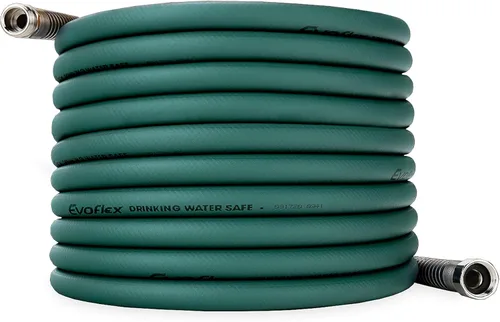 Miniatura 6 de Camco EvoFlex - Manguera de agua de 50 pies - Manguera de agua potable para RV sin plomo, sin BPA y sin ftalatos - Diseño flexible con extremos