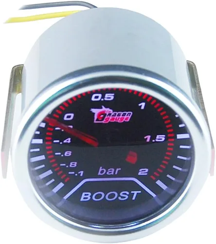 Miniatura 14 de Puntero de motor de auto E Support, calibrador con barras indicadoras de aumento y lentes grises, de 2 pulgadas, Tacho Gauge