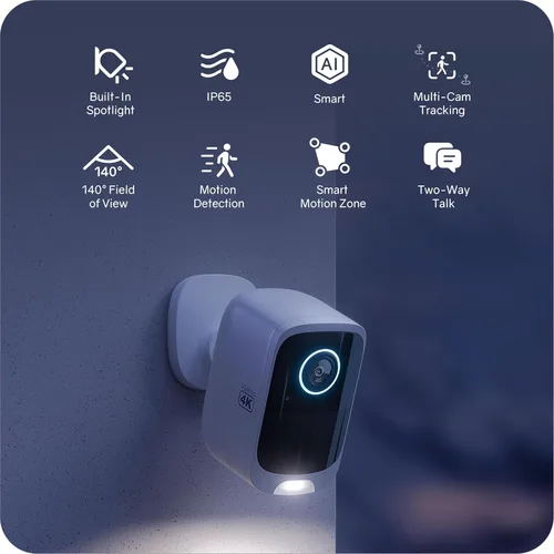 Miniatura 6 de Cámaras de seguridad 4K inalámbricas para exteriores/interiores, cámaras con batería para seguridad del hogar, sin tarifas mensuales, almacenamiento