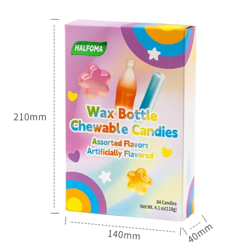 Miniatura 9 de Halfoma Botellas de cera de caramelo en caja 4.16 oz