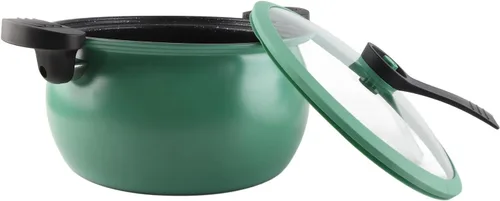 Olla a presión micro antiadherente de gran capacidad, utensilios de cocina multifuncionales con tapa visual para cocina casera (7L)