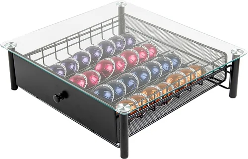Miniatura 11 de Restaurantware Restpresso - Soporte para cápsulas de café de 5.1 x 16.3 pulgadas, 1 carrusel duradero para cápsulas, capacidad para 60 cápsulas