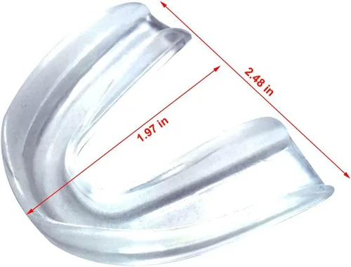 Miniatura 3 de Juego de 4 protectores bucales deportivos moldeables para adultos y niños, protectores de dientes para fútbol, baloncesto, boxeo, lucha libre