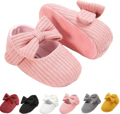 Ohwawadi - Calcetines de forro polar para bebé o niña, suaves y calientes, botas o zapatos para bebés recién nacidos, con estilos de dibujos
