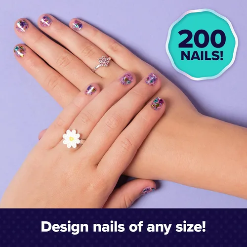Miniatura 5 de Cool Maker, GO GLAM Studio Kit de Uñas, Estiliza 200 Uñas, 4 Diseños, 2 Aplicadores de Esmalte y Máscara (El Empaque Puede Variar), Artes