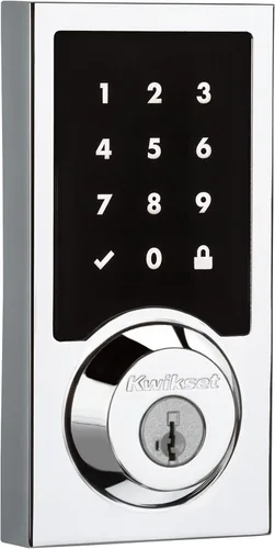 Miniatura 14 de Kwikset HomeConnect 918 Cerradura de pantalla táctil tradicional habilitada para Z-Wave de largo alcance, funciona con Ring Alarm, se requiere