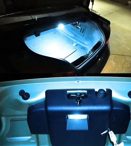 Miniatura 9 de iJDMTOY Conjunto de luz LED súper brillante de 2 W, color azul hielo, para maletero y área de carga, compatible con Ford Mustang Gen5 2005-2014