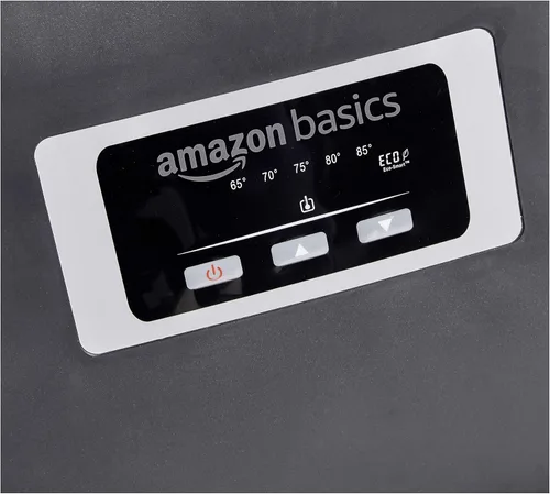 Miniatura 4 de Amazon Basics Calentador de espacio portátil con control remoto, termostato ajustable, uso en interiores, ajuste de ahorro de energía, pantalla LED