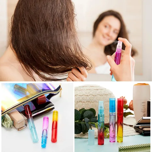 Miniatura 3 de Patelai 18 botellas de espray de perfume de 0.3 fl oz (0.3 fl oz), atomizador portátil de viaje Mister, contenedor vacío recargable, botellas