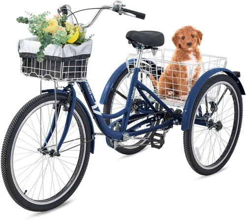 Miniatura 9 de VIRIBUS Adult Tricycle, 7 Speed Tricycle for Adults
