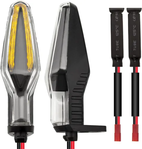 Miniatura 11 de Señales de giro LED para motocicleta KICRY, intermitentes frontales compatibles con BMW F650GS F700GS F800G F800R F800ST HP2 Sport K1200R K1300R