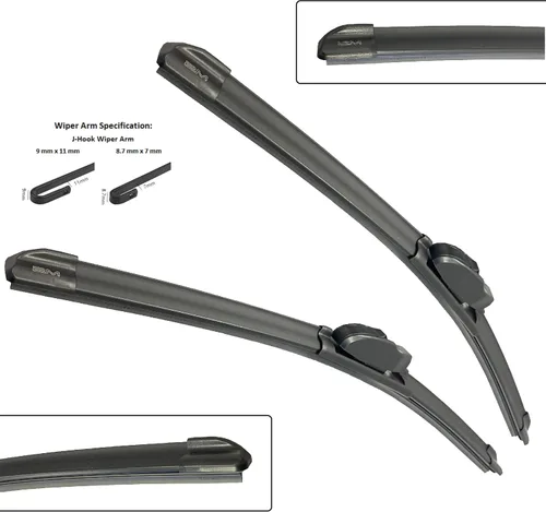 Miniatura 3 de Limpiaparabrisas delantero para Mazda CX3 CX-3 2016-2021 de 19 pulgadas y 22 pulgadas, calidad de fabricante original del equipo original para todas