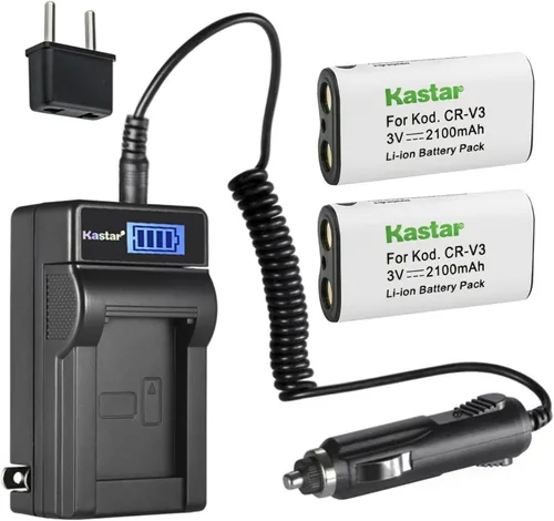 Miniatura 5 de Kastar CR-V3 - Cargador de batería LCD de CA compatible con Sanyo Xacti DSC-SX550, Xacti DSC-SX560, Xacti DSC-X100, Xacti DSC-X110, Xacti DSC-X200