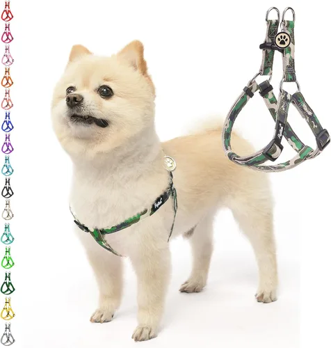 Miniatura 68 de PUPTECK arnés para perro para no jalar, reflejante, ajustable, básico, de nailon, chaleco para cachorro, para caminar al aire libre con etiqueta