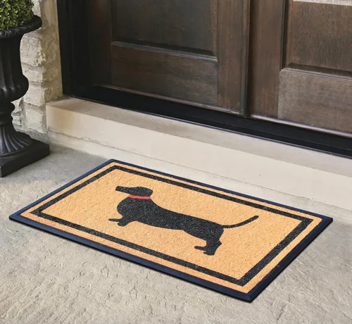 Miniatura 28 de A1HC Tapete para Puerta de Fibra de Coco Natural y Caucho, 30"x48" – Grueso, Duradero, Resistente, Anti-Desprendimiento, Resistente a