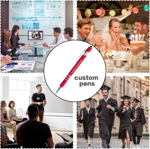 Miniatura 7 de Bolígrafos personalizados personalizados con nombre y logotipo, bolígrafo grabado, bolígrafos personalizados para oficina, negocios, lápiz