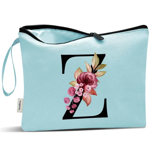 Miniatura 232 de Vavabox A-Z Bolsa de Maquillaje Personalizada, Regalos de Cumpleaños para Mujeres y Mamá, Regalos para la Mejor Amiga, Bolsa de Cosméticos