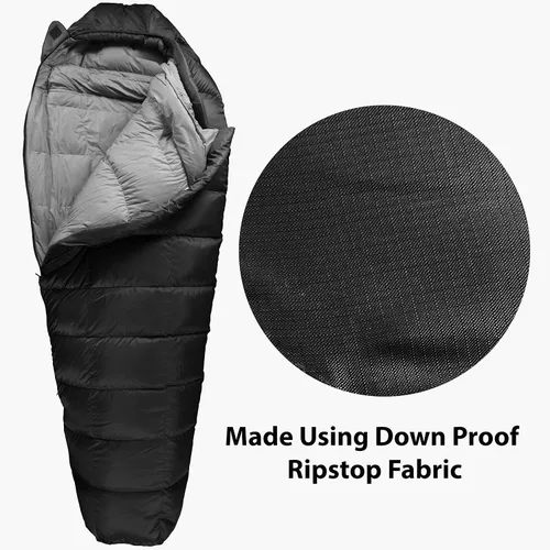 Miniatura 8 de Outdoor Vitals Summit - Saco de dormir de más de 800 libras de potencia de relleno ultraligero para mochilero, saco de dormir ligero para senderismo