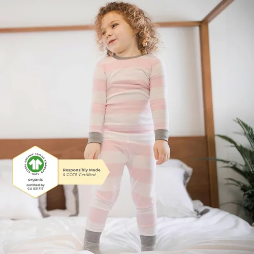 Miniatura 5 de Burt's Bees Baby - Pijama para bebé niña, con camiseta y pantalón, conjunto de 2 piezas, 100 % algodón orgánico