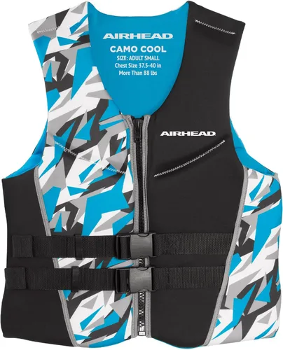 Miniatura 11 de Airhead CAMO Cool Kwik-Dry Neolite Flex Life Jacket for Adults - USCG Approved Life Vest for Women & Men, Lightweight Flexible Watersports Vest for