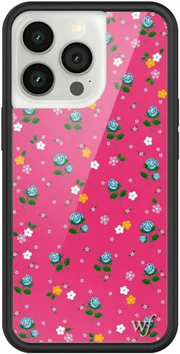 Miniatura 20 de Fundas Wildflower - Compatibles con Apple iPhone 13 Pro Protector de goma negro, certificado de prueba de caída de 4 pies, propiedad de mujeres
