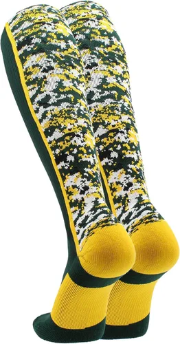 Miniatura 9 de TCK Calcetines de béisbol para jóvenes, niños u hombres, con diseño de camuflaje digital y longitud hasta por encima de la pantorrilla