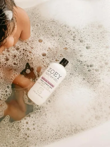 Miniatura 5 de Zoey Naturals - Baño de burbujas calmante de lavanda para niños y bebés, jabón hidratante sin lágrimas para niños pequeños con aloe y aceite
