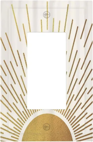 Miniatura 14 de Divertidas Cubiertas de Interruptor de Luz de Tiburón Azul del Océano Mujer Nadando 1 Gang Placa de Pared de Palanca Individual Cubierta Decorativa